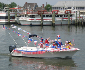 2008 July 4th Boat Parade in Lewes, DE 