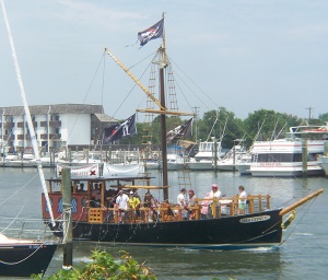Sea Gypsy Pirate Boat in Lewes (great for kid\'s parties)